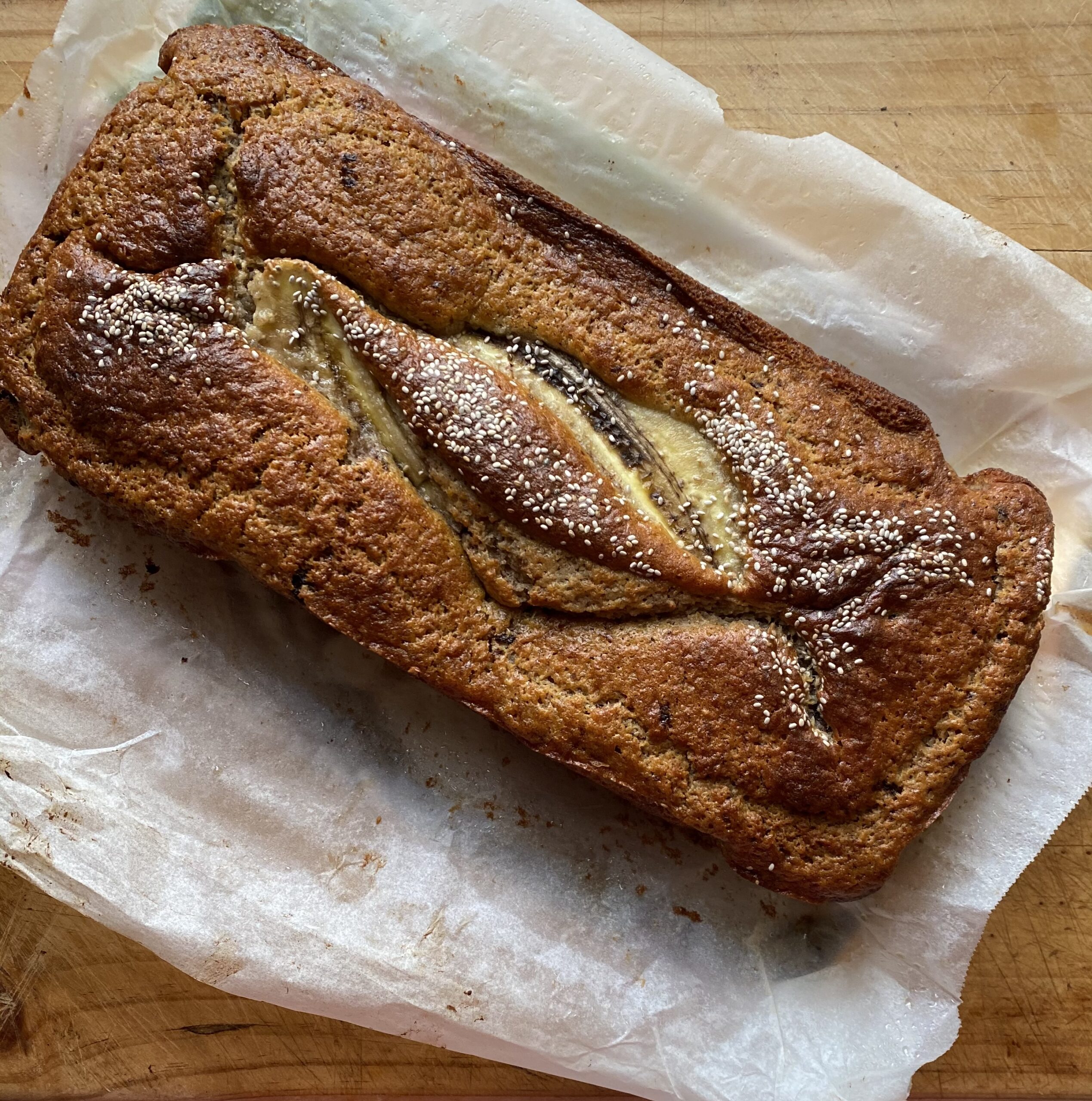 Chocolate Chia Banana Loaf |