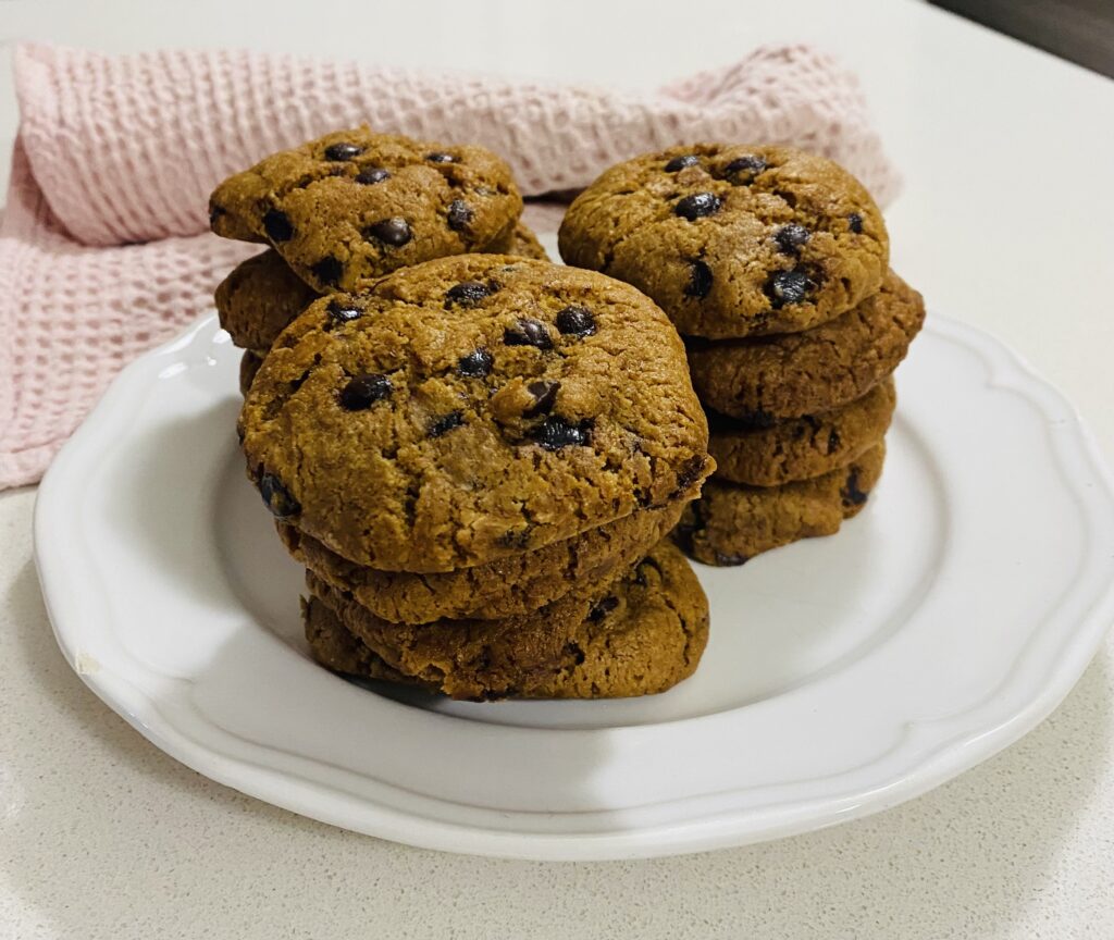 Flourless Chocolate Chip Cookies |