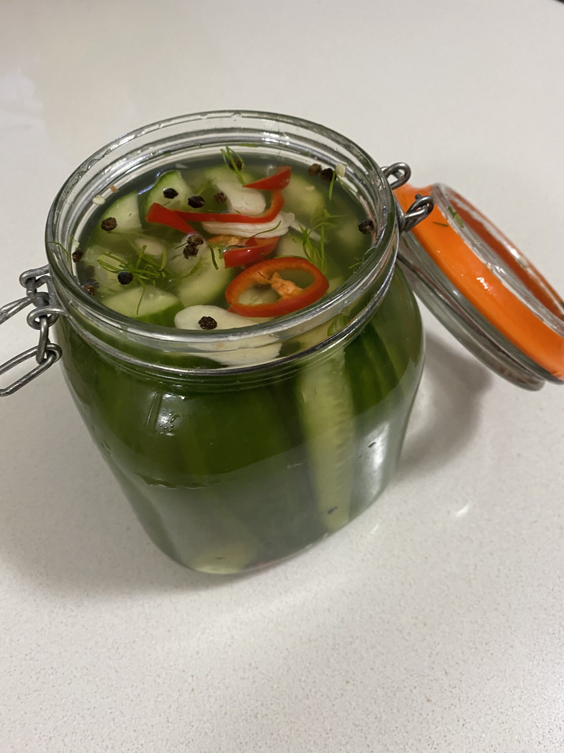 Pickled Dill Cucumbers |