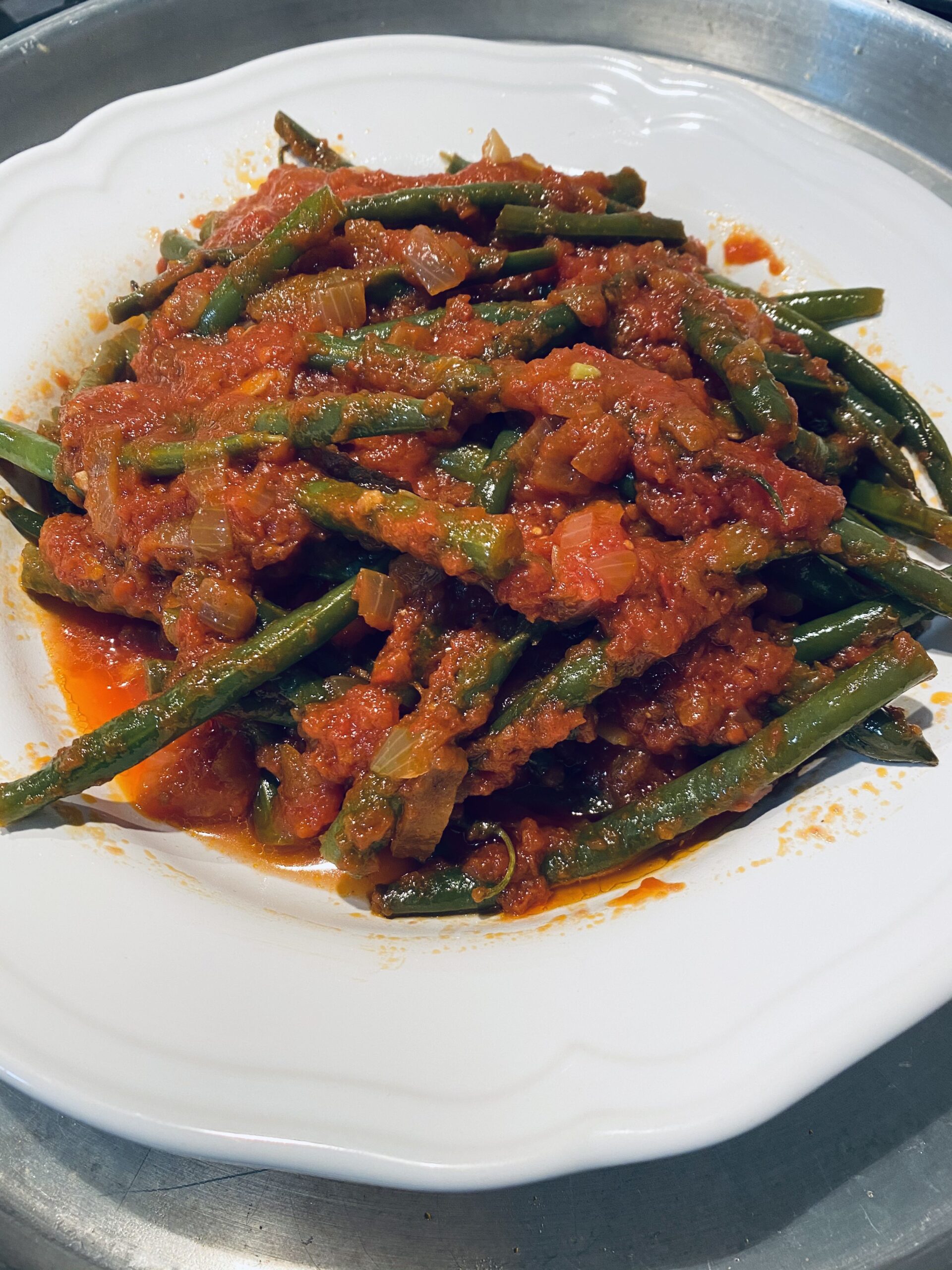 Green Beans and Tomatoes |