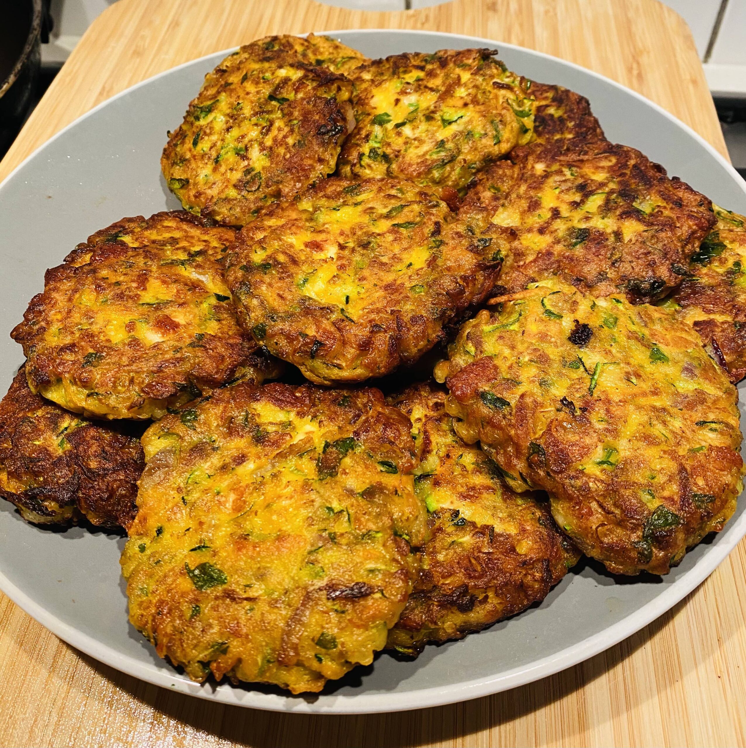 Zucchini &amp; Sweet Potato Fritters |