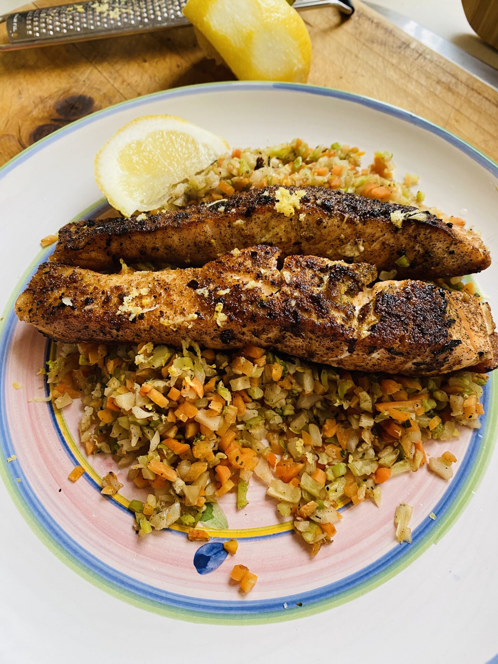 Pan-seared Crispy Salmon |