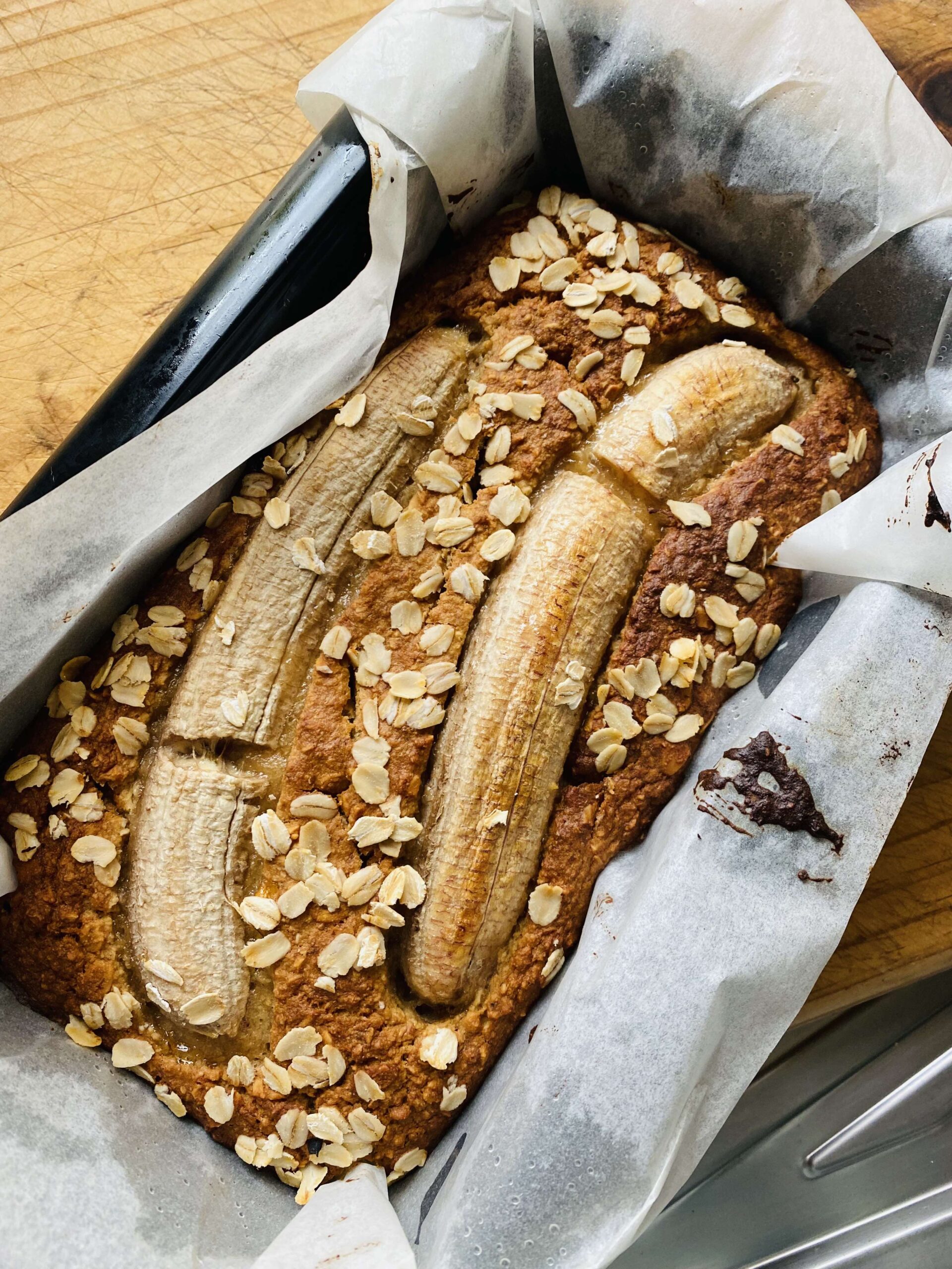 Banana, Oats & Peanut Butter Loaf |