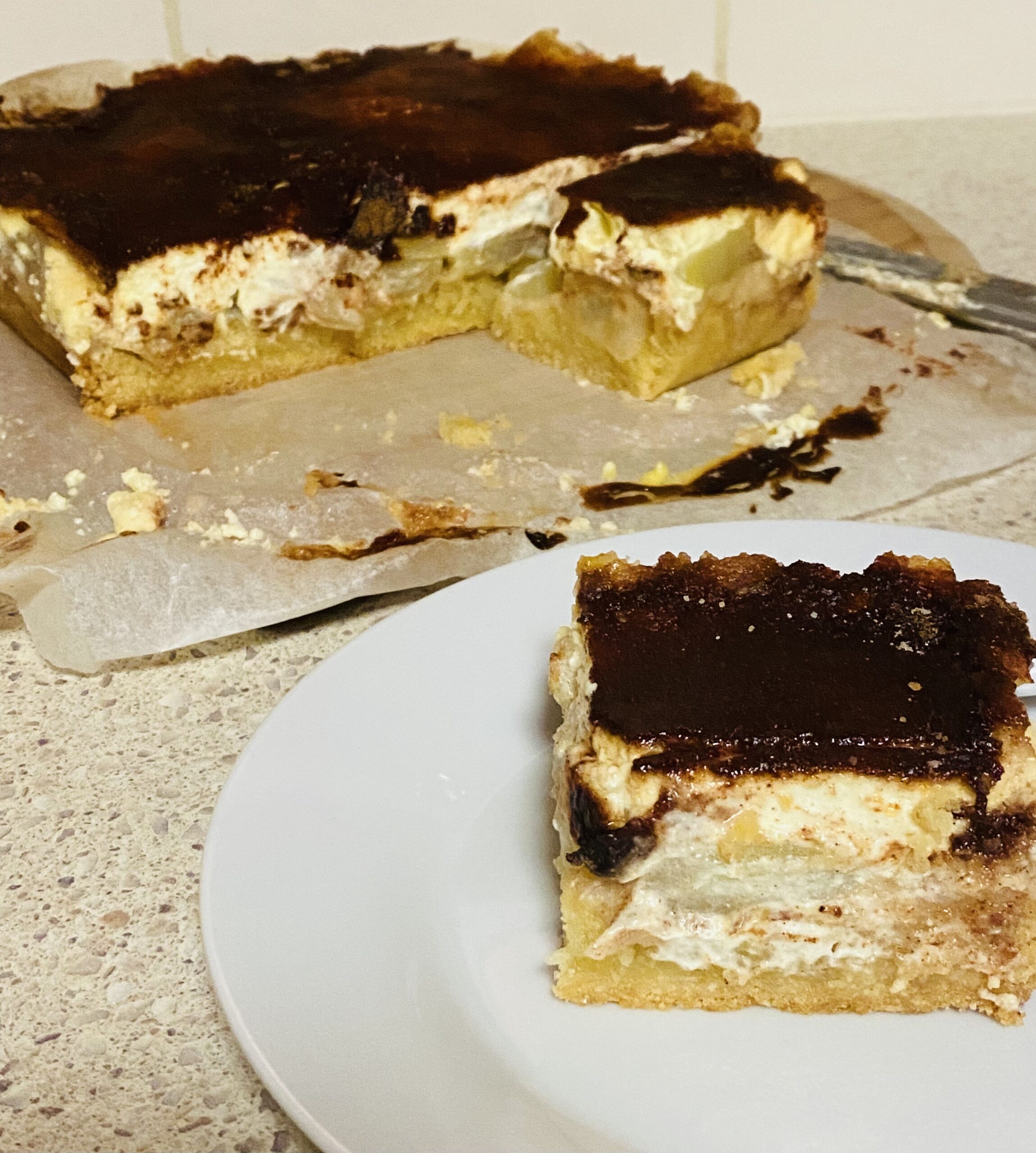 Apple & Cinnamon Slice |